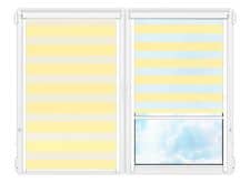 Рулонные кассетные шторы День Ночь монца 25 цена. Купить в «Мастерская Жалюзи»